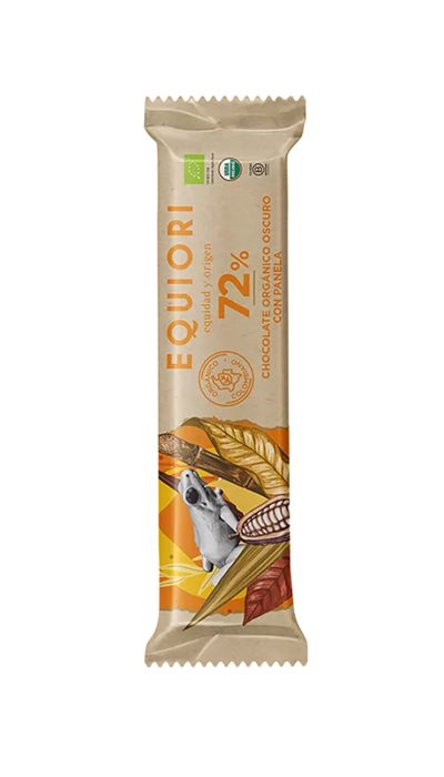 Chocolate Orgánico Oscuro con Panela 72% x11g