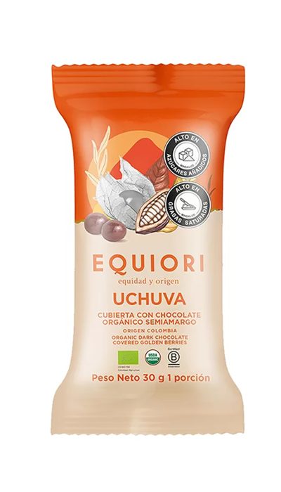 Nibs Uchuva con Chocolate 65% x30g
